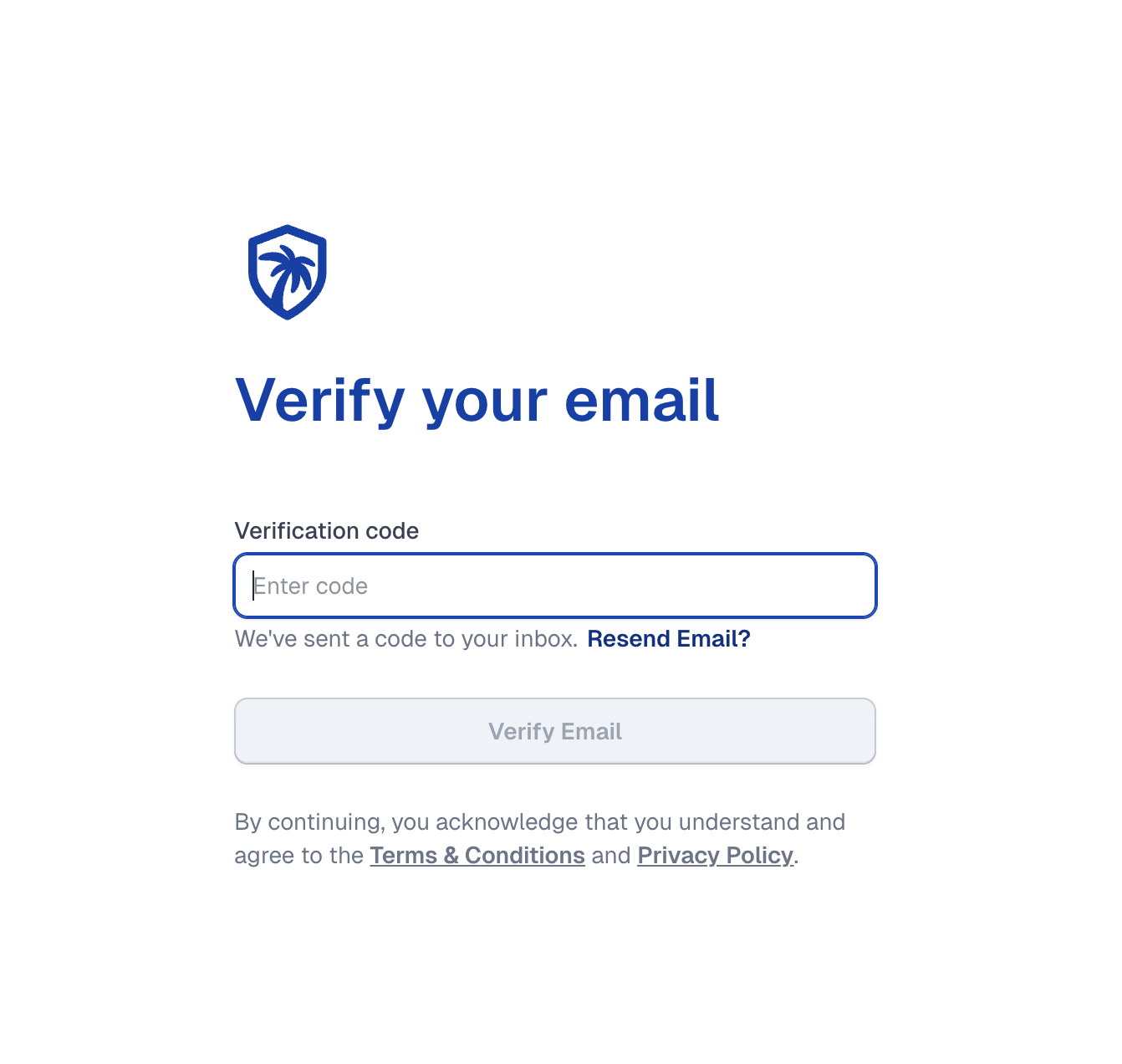 Verify Email