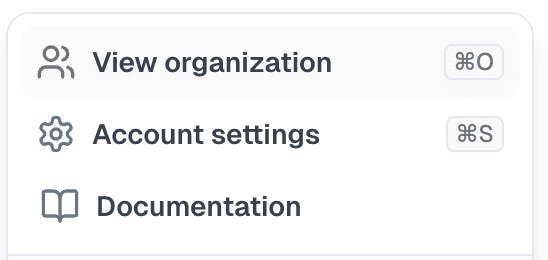 View organization