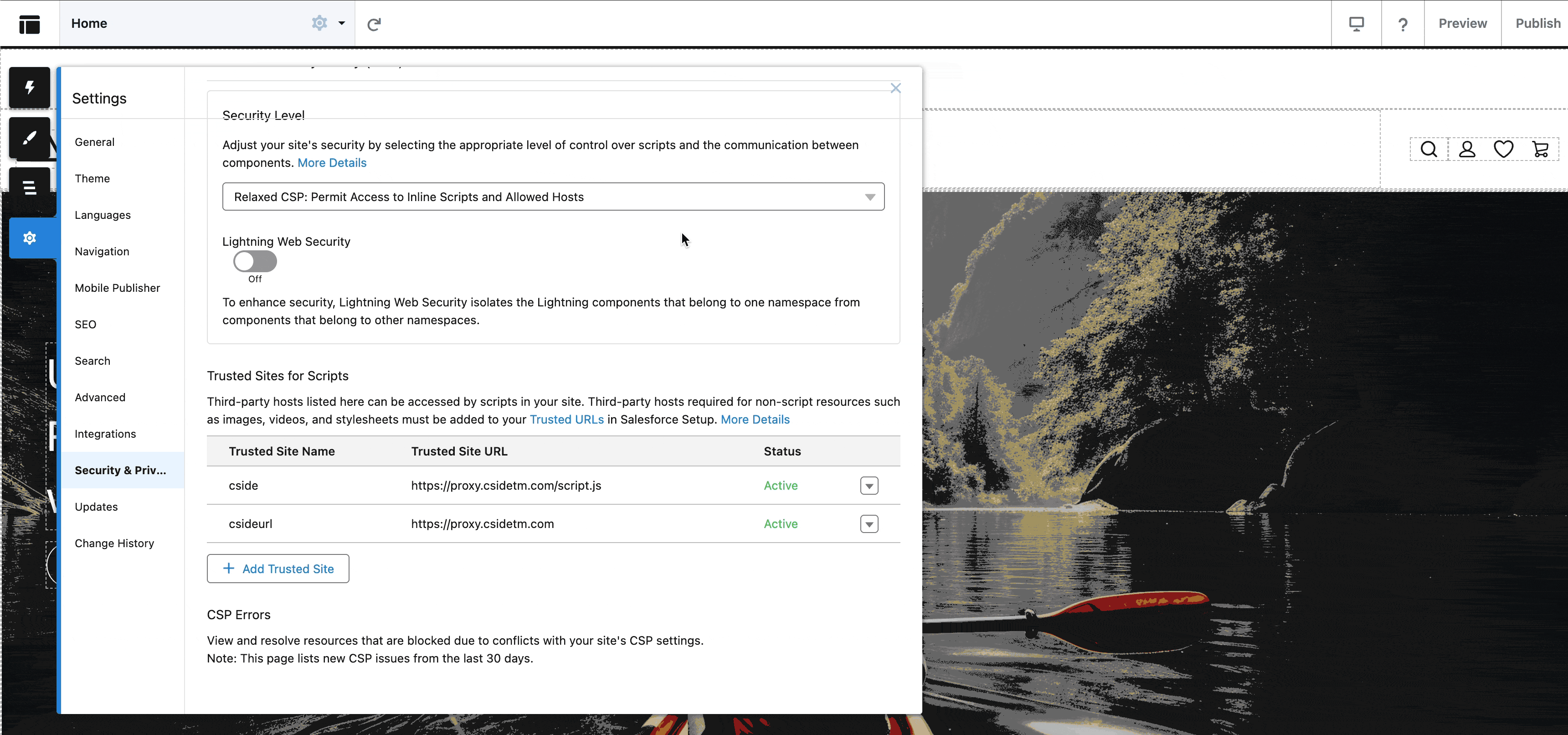 Edit Salesforce HTML cside